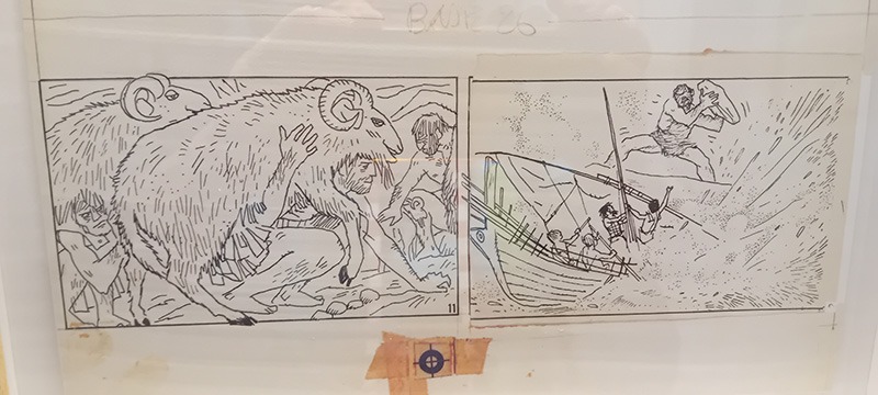 Des peintures de voiles latines très anciennes:
