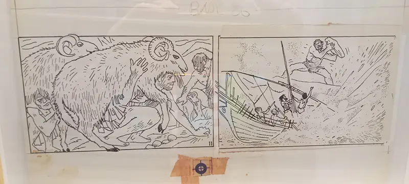 Des peintures de voiles latines très anciennes: